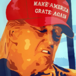 Trump MAGA closeup